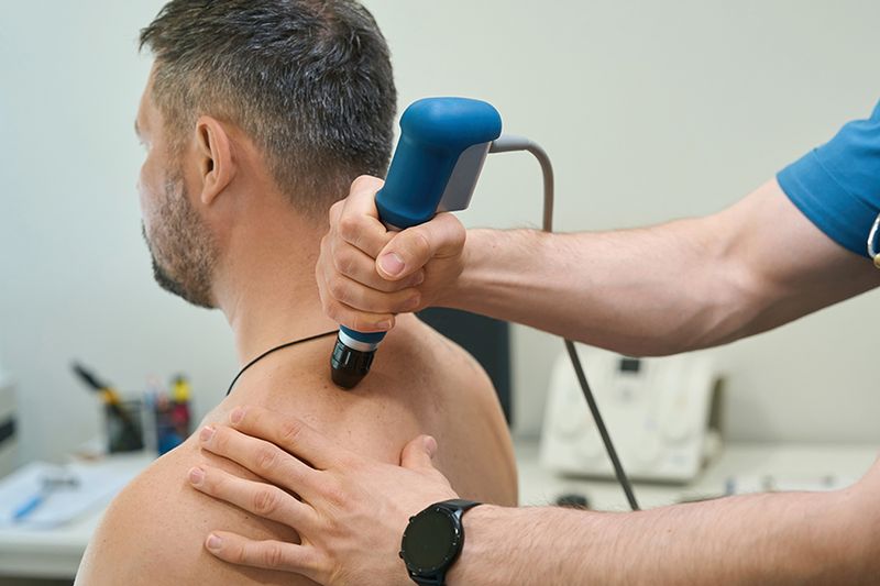 Shockwave therapy treatment